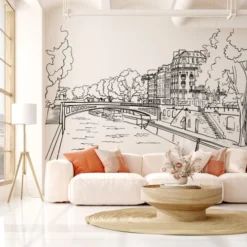 99Déco Papiers Peints Papier Peint Panoramique Illustration Paris 336x270cm