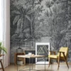 Art For The Home Papiers Peints Papier Peint Panoramique Intissé Jungle Gris 200x280cm 1 Art For The Home Papiers Peints Papier Peint Panoramique Intissé Jungle Gris 200x280cm -Papiers peints Soldes papier peint panoramique intisse jungle gris 200x280cm