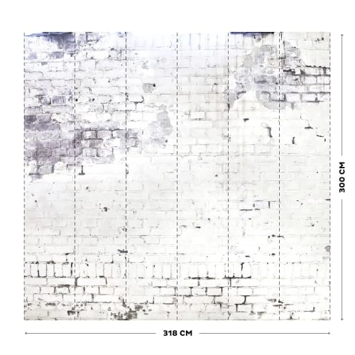 VtWonen Papiers Peints Papier Peint Panoramique Intissé Mur Briques Loft Blanc 300x300cm 6 VtWonen Papiers Peints Papier Peint Panoramique Intissé Mur Briques Loft Blanc 300x300cm – Image 4