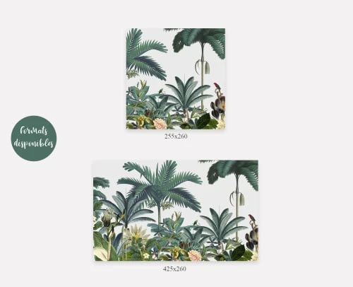 Yeda Design Papiers Peints Papier Peint Panoramique Jungle Forêt Tropicale Zen Bloom 425x260cm 5 Yeda Design Papiers Peints Papier Peint Panoramique Jungle Forêt Tropicale Zen Bloom 425x260cm – Image 3