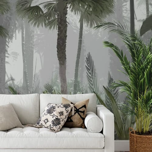 Yeda Design Papiers Peints Papier Peint Panoramique Jungle Noyée Dans La Brume 425x260cm 3 Yeda Design Papiers Peints Papier Peint Panoramique Jungle Noyée Dans La Brume 425x260cm