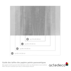 Acte Deco Papiers Peints Papier Peint Panoramique La Forêt Enchantée - 250x170 -Papiers peints Soldes papier peint panoramique la foret enchantee 250x170 5