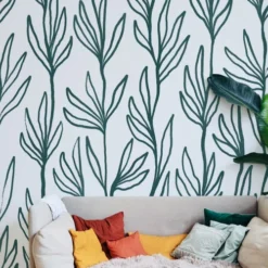 Acte Deco Papiers Peints Papier Peint Panoramique Leaves - 250x170