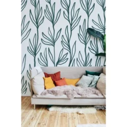 Acte Deco Papiers Peints Papier Peint Panoramique Leaves - 250x255 -Papiers peints Soldes papier peint panoramique leaves 250x255 8