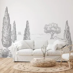 99Déco Papiers Peints Papier Peint Panoramique Paysage Provence 336x270cm -Papiers peints Soldes papier peint panoramique paysage provence 336x270cm 1