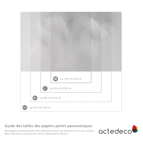 Acte Deco Papiers Peints Papier Peint Panoramique Plumes 2 - 250x425 5 Acte Deco Papiers Peints Papier Peint Panoramique Plumes 2 - 250x425 – Image 3