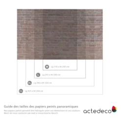 Acte Deco Papiers Peints Papier Peint Panoramique Red Bricks - 250x255 8 Acte Deco Papiers Peints Papier Peint Panoramique Red Bricks - 250x255 -Papiers peints Soldes papier peint panoramique red bricks 250x255 3