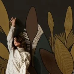 Acte Deco Papiers Peints Papier Peint Panoramique Végétal - 250x425 -Papiers peints Soldes papier peint panoramique vegetal 250x425 18