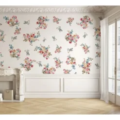 99Déco Papiers Peints Papier Peint Panoramique Végétal Floral Vintage 432x270cm Caroline -Papiers peints Soldes papier peint panoramique vegetal floral vintage 432x270cm caroline 4