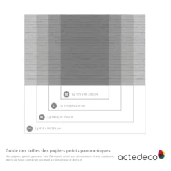 Acte Deco Papiers Peints Papier Peint Panoramique White Bricks - 250x170 -Papiers peints Soldes papier peint panoramique white bricks 250x170 3