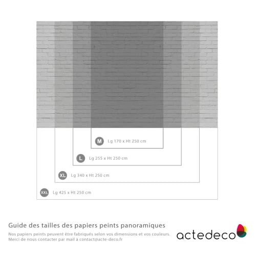 Acte Deco Papiers Peints Papier Peint Panoramique White Bricks - 250x340 5 Acte Deco Papiers Peints Papier Peint Panoramique White Bricks - 250x340 – Image 3