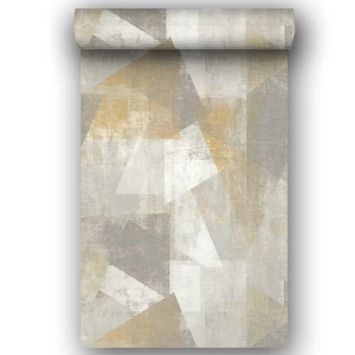 Hexoa Papiers Peints Papier Peint Rouleau Perspective Géométrique Jaune 53x1000cm 5 Hexoa Papiers Peints Papier Peint Rouleau Perspective Géométrique Jaune 53x1000cm – Image 3