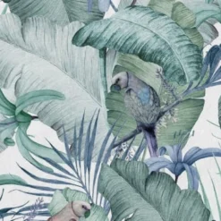 Superfresco Easy Papiers Peints Papier Peint Sous Les Tropiques Turquoise 1005x52cm -Papiers peints Soldes papier peint sous les tropiques turquoise 1005x52cm 1