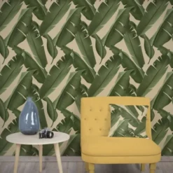 RNT By Really Nice Things Papiers Peints Papier Peint Sur Fond Blanc Et Vert. -Papiers peints Soldes papier peint sur fond blanc et vert 1