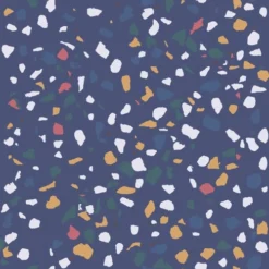 RNT By Really Nice Things Papiers Peints Papier Peint Sur Fond Bleu Avec Imprimé Multicouleur. -Papiers peints Soldes papier peint sur fond bleu avec imprime multicouleur 5