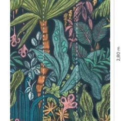 Hexoa Papiers Peints Papier Peint Tropical Psyché 53x840cm -Papiers peints Soldes papier peint tropical psyche 53x840cm 1