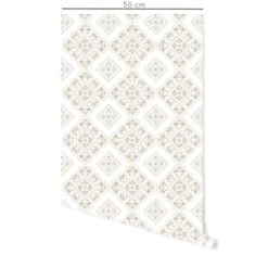 Decochic Papiers Peints Papier Peint Vinyle Adhésif Casablanca Gris Tourterelle 50x300 Cm -Papiers peints Soldes papier peint vinyle adhesif casablanca gris tourterelle 50x300 cm 1