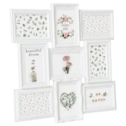 Decoratie PĂȘle-mĂȘle Photos PĂȘle MĂȘle 9 Photos Blanc