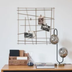 Papiers peints Soldes -Papiers peints Soldes pele mele destructure en metal coloris bronze 60x60 1000 14 11 204150 2