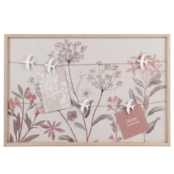 Maisons Du Monde Pêle-mêle Photos Pêle-mêle Imprimé Fleurs Multicolores 60x40