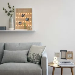 Maisons Du Monde Pêle-mêle Photos Pêle-mêle Lumineux En Pin 40x50 -Papiers peints Soldes pele mele lumineux en pin 40x50 1000 4 20 182839 3