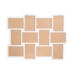 Mobili Rebecca Pêle-mêle Photos Pêle-mêle Pour 12 Photos De Taille 10x15 En Mdf Blanc -Papiers peints Soldes pele mele pour 12 photos de taille 10x15 en mdf blanc 4