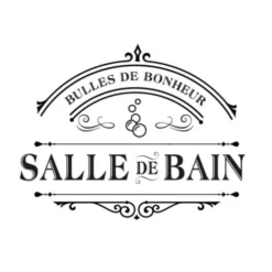 STC Stickers Muraux Sticker Décoratif De Porte Salle De Bain 18x16cm