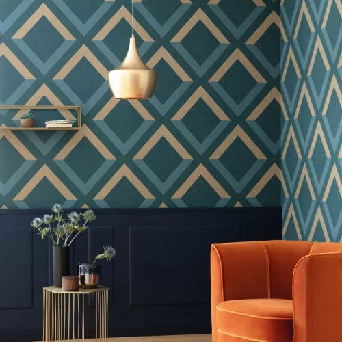 Hexoa Papiers Peints Tapisserie Murale Rhombus 53x840cm 3 Hexoa Papiers Peints Tapisserie Murale Rhombus 53x840cm